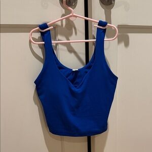 lululemon athletica Sapphire Blue Crop Top